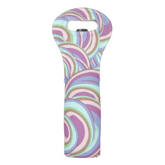 Multicolor Swirls Pattern Wine Bag