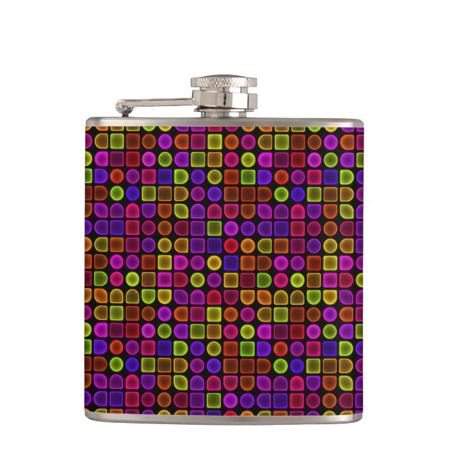 Multicolor Texture Flask (Front)