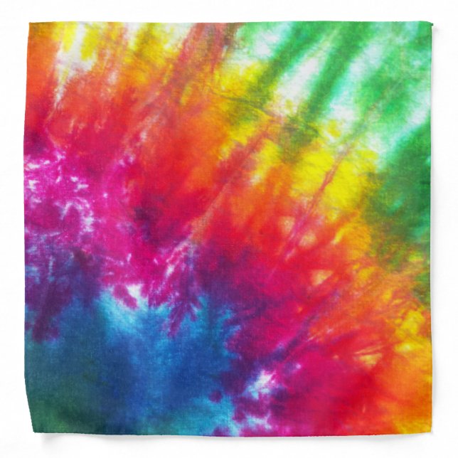Multicolor Tie-Dye Bandana (Front)