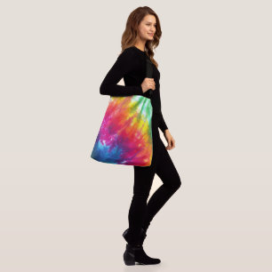 Multicolor Tie-Dye Crossbody Bag