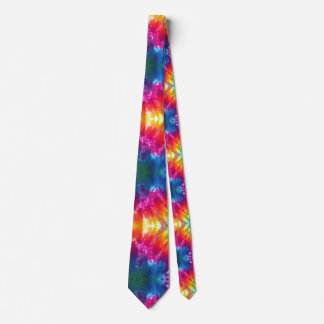 Multicolor Tie-Dye Neck Tie