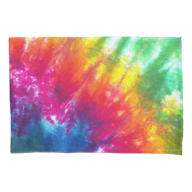 Multicolor Tie-Dye Pillow Case (Front)