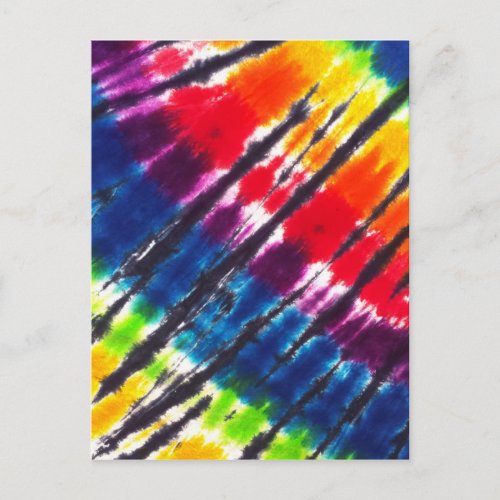 Multicolor Tie_Dye Postcard