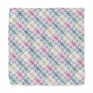 Multicolor Tiles Bandana