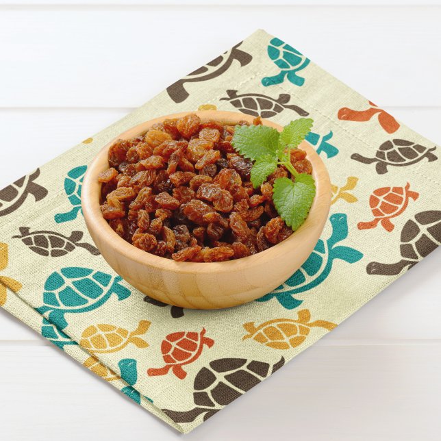 Multicolor Tortoise  Cloth Placemat (table placemat)