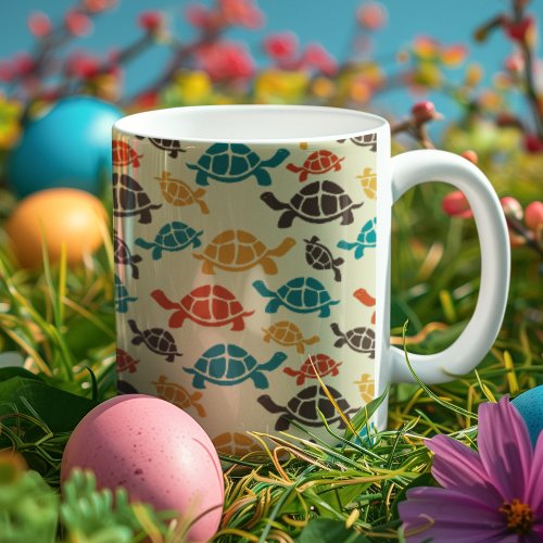 Multicolor Tortoise  Coffee Mug