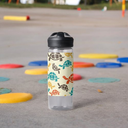 Multicolor Tortoise  Water Bottle