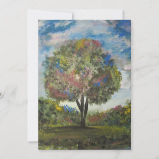 Multicolor Tree Card