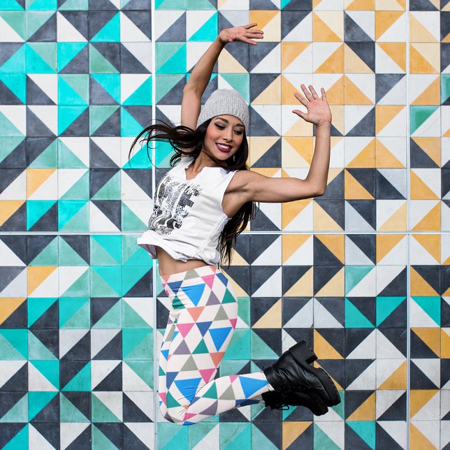 Multicolor Triangle Leggings (Creator Uploaded)