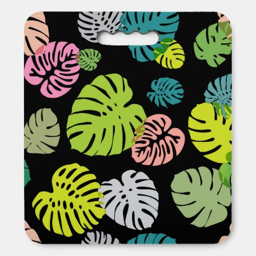 Multicolor Tropical Leaves 2 Seat Cushion