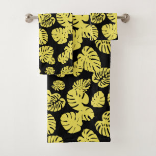Multicolor Tropical Leaves 7 Bath Towel Set