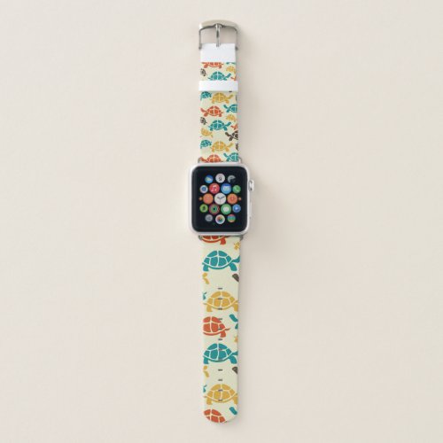 Multicolor Turtle Apple Watch Band