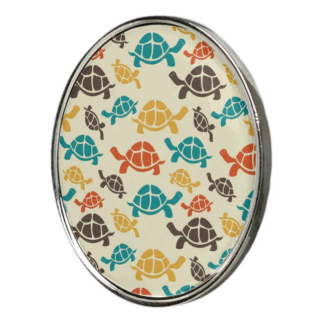 Multicolor Turtle Golf Ball Marker (3/4)