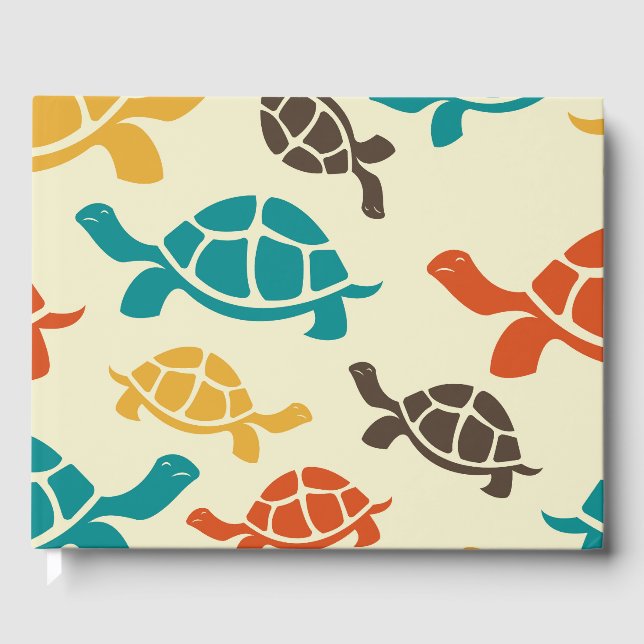 Multicolor Turtle Guest Book (Front)