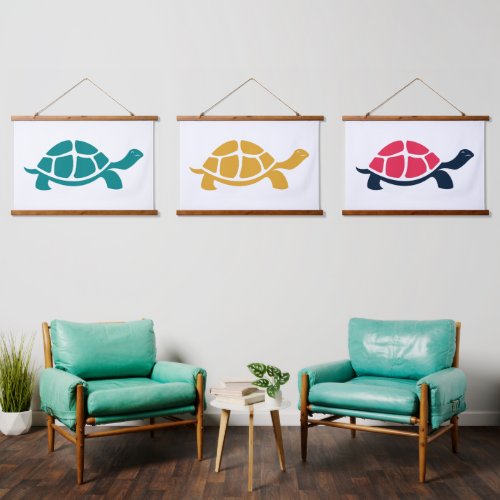Multicolor Turtle Hanging Tapestry
