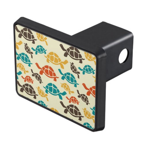 Multicolor Turtle Hitch Cover