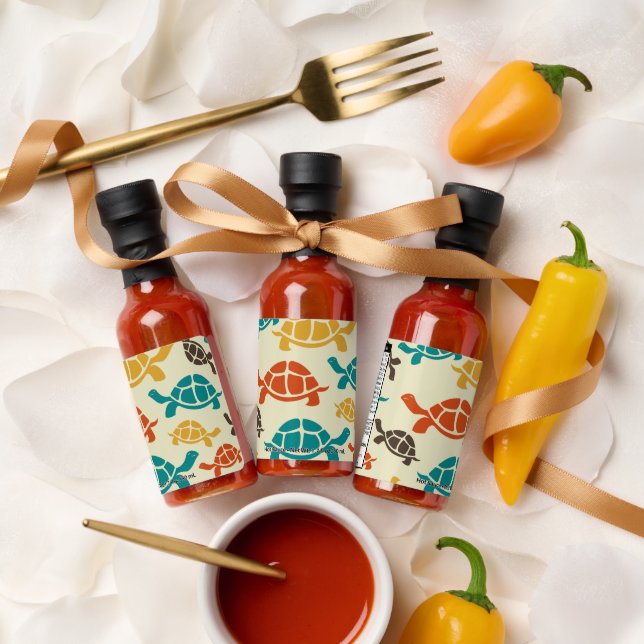Multicolor Turtle Hot Sauces (Wedding)