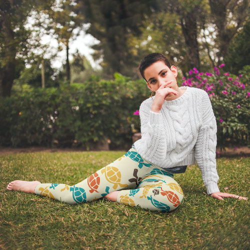 Multicolor Turtle Leggings