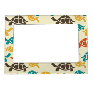 Multicolor Turtle Magnetic Frame