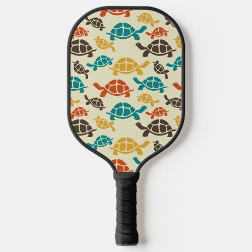 Multicolor Turtle Pickleball Paddle