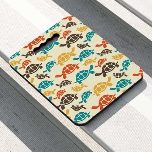 Multicolor Turtle Seat Cushion