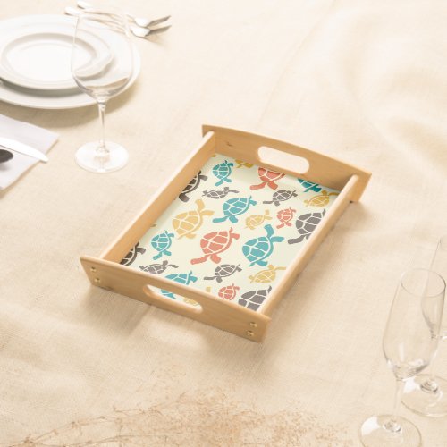 Multicolor Turtle Serving Tray