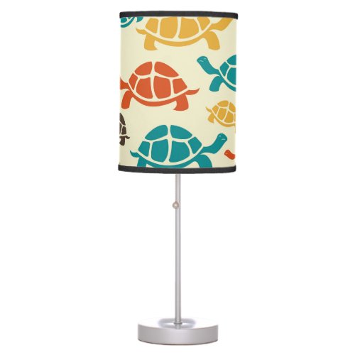Multicolor Turtle Table Lamp