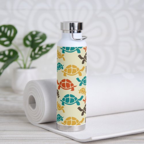 Multicolor Turtle Water Bottle