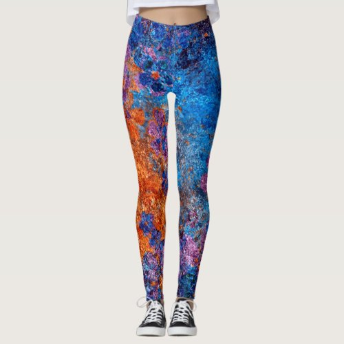 Multicolor Vintage Fashion Leggings