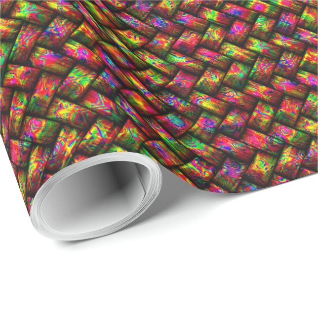 Multicolor Weave 1 Wrapping Paper (Roll Corner)