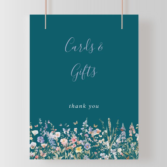 Multicolor Wildflower Green Cards and Gifts Sign (Creator Uploaded)