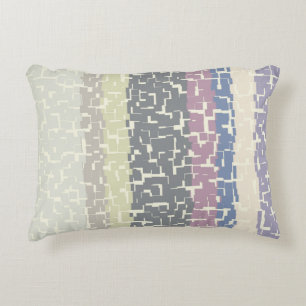Multicolor Yellow/Gray/Beige/Pink/Purple/Blue Decorative Pillow