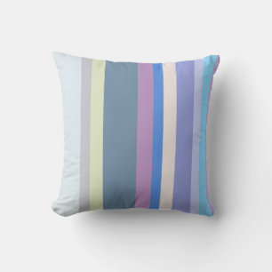Multicolor Yellow/Gray/Beige/Pink/Purple/Blue Throw Pillow