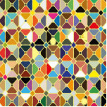 Multicolore geometric patterns with octagon shapes cutout<br><div class="desc">This design is perfect for anyone and everyone!  Get hold of this artistic pattern for unique clothes and décor.</div>