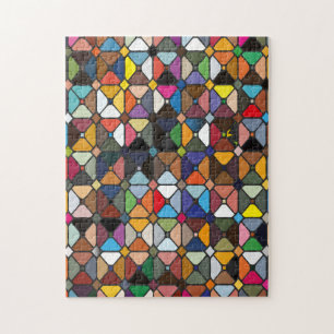 Multicolore geometric patterns with octagon shapes jigsaw puzzle