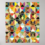 Multicolore geometric patterns with octagon shapes poster<br><div class="desc">This design is perfect for anyone and everyone!  Get hold of this artistic pattern for unique clothes and décor.</div>