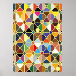 Multicolore geometric patterns with octagon shapes poster<br><div class="desc">This design is perfect for anyone and everyone!  Get hold of this artistic pattern for unique clothes and décor.</div>