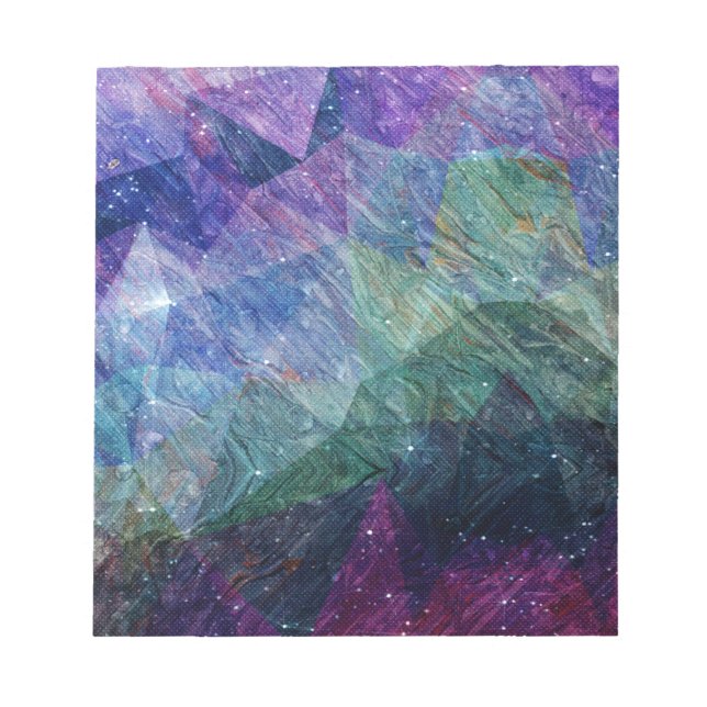 Multicolored Abstract Graphic Notepad (Front)