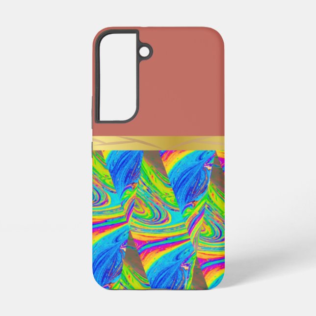 Multicolored Abstract Kaliscope Samsung Galaxy Case (Back)