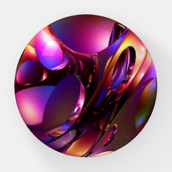 Multicolored Abstract Paperweight by SharonCullars at Zazzle