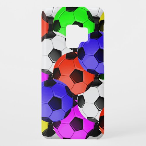 Multicolored American Soccer or Football Case_Mate Samsung Galaxy S9 Case