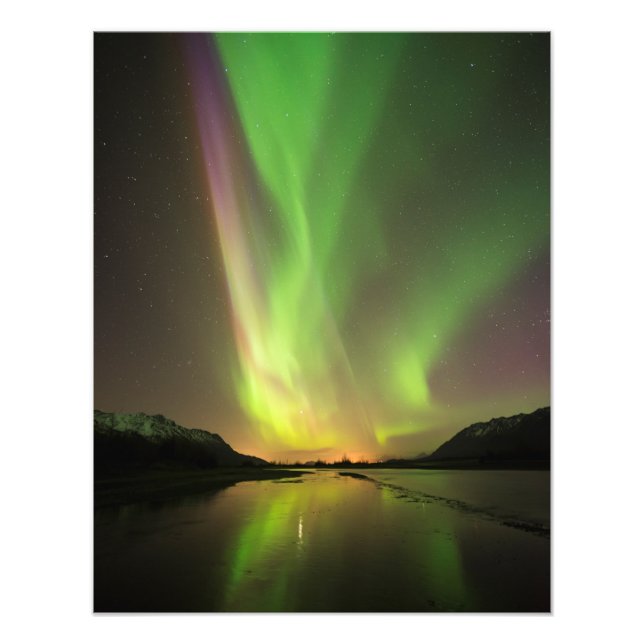 Multicolored Aurora Photo Print (Front)