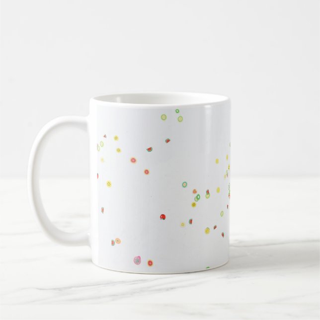 Multicolored balloon display coffee mug (Left)