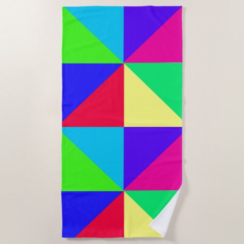 Multicolored Beach Towel