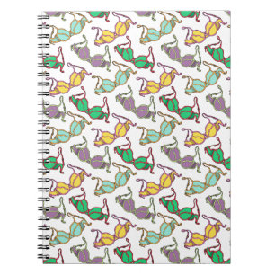 Multicolored Bra Pattern Notebook
