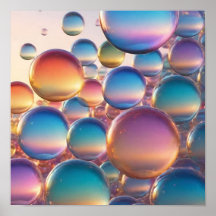 Multicolored Bubbles of Various Sizes