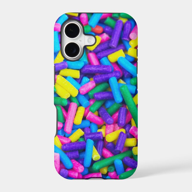 Multicolored Candy Sprinkles Iphone Case (Back)