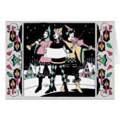 Multicolored Caroling Trio (Front Horizontal)