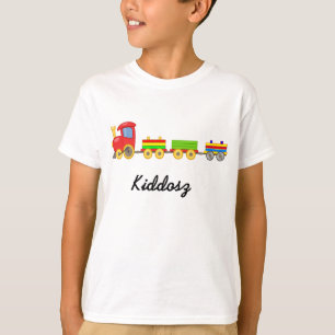 Multicolored cartoon train T-Shirt