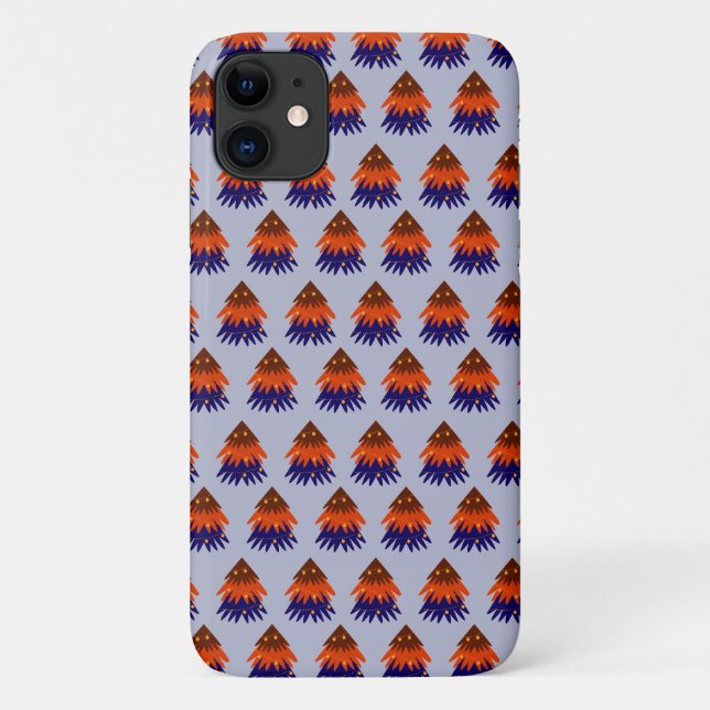Multicolored Christmas Tree - iPhone 11 Case (Back)